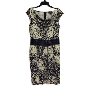 Adrienna Papell cowl neck dress with belt 12